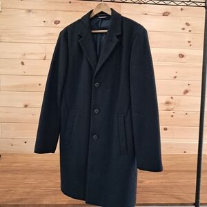 Tommy Hilfiger Men's Black Trench Coat